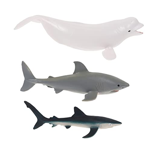 FRCOLOR 3 Stück Teiliges Meereslebewesen Realistische Miniatur Haifigurinen für Ab Jahren für Lernspiele und Kreative Beschäftigung FRCOLOR 3 Stück Teiliges Meereslebewesen Realistische Miniatur Haifigurinen für Ab Jahren für Lernspiele und Kreative Beschäftigung von FRCOLOR