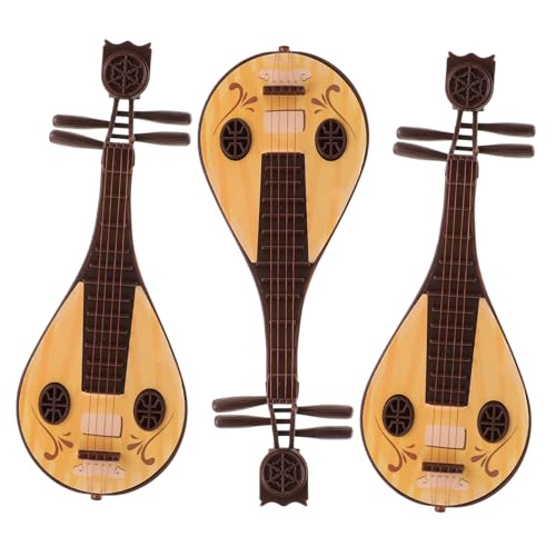 FRCOLOR 3 Stück Teiliges Mini Pipa Modell Chinesisches Musikinstrument für Puppenzubehör und Kreative Miniaturdekoration für Puppenhaus und Mini Räume FRCOLOR 3 Stück Teiliges Mini Pipa Modell Chinesisches Musikinstrument für Puppenzubehör und Kreative Miniaturdekoration für Puppenhaus und Mini Räume von FRCOLOR