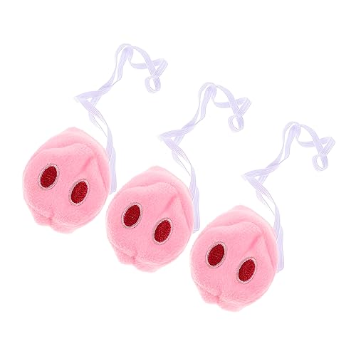 FRCOLOR 3 Stück Teiliges Plüsch Schweinsnasen Kostümzubehör Elastisch Sicher Tragbar für Karneval Cosplay Tierparty Dekoration FRCOLOR 3 Stück Teiliges Plüsch Schweinsnasen Kostümzubehör Elastisch Sicher Tragbar für Karneval Cosplay Tierparty Dekoration von FRCOLOR