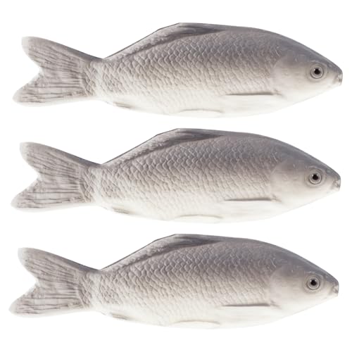 FRCOLOR 3 Stück Teiliges Realistische Fischmodelle aus PU Kindgerechtes Lernspielzeug Fischförmige Tischdekoration für Zuhause Büro Restaurant und Kreative Fotorequisiten von FRCOLOR