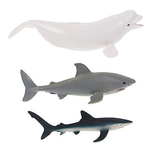 FRCOLOR 3 Stück Teiliges Realistische Meerestiere Miniatur Spielzeugfiguren für Ab Jahren als Lernspielzeug Party Dekoration für Kleinkinder von FRCOLOR