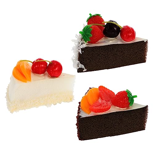 FRCOLOR 3 Stück Teiliges Set Fake Food Tortendekoration Realistische Kuchensimulationsmodelle für Fotografie Partydeko Lehrmaterialien Kuchenladen und Kreative Gestaltung FRCOLOR 3 Stück Teiliges Set Fake Food Tortendekoration Realistische Kuchensimulationsmodelle für Fotografie Partydeko Lehrmaterialien Kuchenladen und Kreative Gestaltung von FRCOLOR