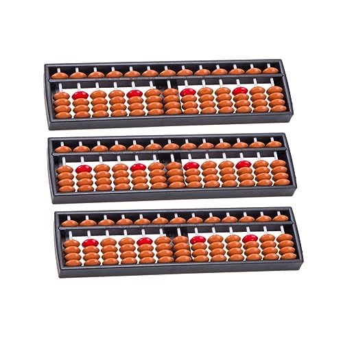 FRCOLOR 3 Stück Teiliges Tragbares aus Hochwertigem Pädagogisches Rechenhilfsmittel für Leicht und Kompakt für Mentale Rechenübungen und Schulische FRCOLOR 3 Stück Teiliges Tragbares aus Hochwertigem Pädagogisches Rechenhilfsmittel für Leicht und Kompakt für Mentale Rechenübungen und Schulische von FRCOLOR
