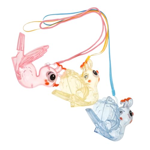 FRCOLOR 3 Stück Teiliges Vogelpfeifen für Kleine Tragbare Wasservogel Instrumente mit Echtem Pfauensound Interaktive Naturgeräusche Fördert Hörwahrnehmung und Outdoor Spielspaß von FRCOLOR