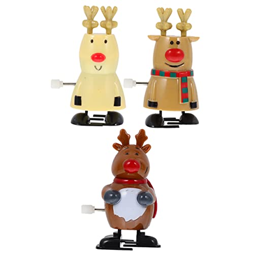 FRCOLOR 3 Stück Teiliges Weihnachts Aufziehspielzeug Kunststoff Niedliche Weihnachtsmotive Langlebig und Tragbar Spielerisches Kinderhandspielzeug für Jungen und Mädchen FRCOLOR 3 Stück Teiliges Weihnachts Aufziehspielzeug Kunststoff Niedliche Weihnachtsmotive Langlebig und Tragbar Spielerisches Kinderhandspielzeug für Jungen und Mädchen von FRCOLOR