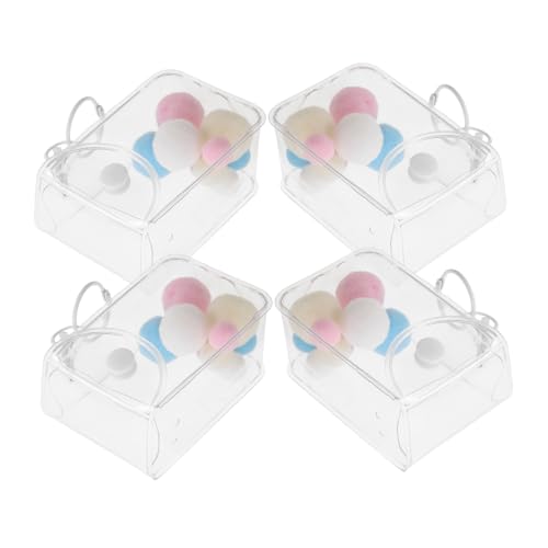 FRCOLOR 3 Stück Transparente Mini Doll Aufbewahrungstaschen PVC Schlüsselanhänger Organizer mit Kette für Sammler Schutz und Präsentation Kleiner Figuren FRCOLOR 3 Stück Transparente Mini Doll Aufbewahrungstaschen PVC Schlüsselanhänger Organizer mit Kette für Sammler Schutz und Präsentation Kleiner Figuren von FRCOLOR