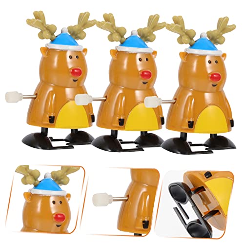 FRCOLOR 3 Stück Weihnachtsaufziehspielzeug Rentier aus Langlebigem Sicher Wiederverwendbar Fördert Kinderbewegung und Eltern Junge Mädchen Spiel als Weihnachtsdeko und Partygeschenk FRCOLOR 3 Stück Weihnachtsaufziehspielzeug Rentier aus Langlebigem Sicher Wiederverwendbar Fördert Kinderbewegung und Eltern Junge Mädchen Spiel als Weihnachtsdeko und Partygeschenk von FRCOLOR