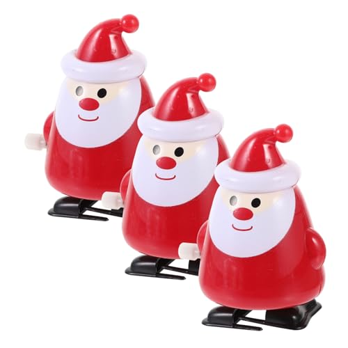 FRCOLOR 3 Stück Weihnachtsmann Aufziehspielzeug Lustige Cartoon Figuren Niedliche Xmas Deko Party Stimmungsspielzeug FRCOLOR 3 Stück Weihnachtsmann Aufziehspielzeug Lustige Cartoon Figuren Niedliche Xmas Deko Party Stimmungsspielzeug von FRCOLOR