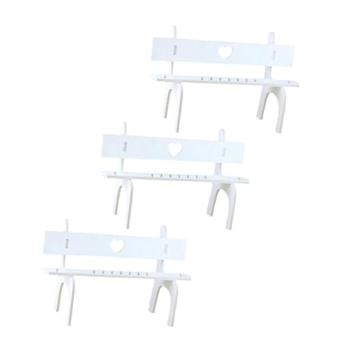 FRCOLOR 3 Stück Weiße Miniatur Puppenstühle aus Hängende Beine Dekorative Kleine Sitzbank Lange Beine Robustes Puppen Deko Möbel für Regal Schreibtisch Wohnzimmer FRCOLOR 3 Stück Weiße Miniatur Puppenstühle aus Hängende Beine Dekorative Kleine Sitzbank Lange Beine Robustes Puppen Deko Möbel für Regal Schreibtisch Wohnzimmer von FRCOLOR