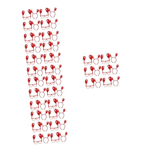 FRCOLOR 30 Sets Cosplay Krabben Haarband Karneval Stirnband Haarbänder Krabben Party Dekorationen Sonnenbrille Krabben Kostüm Krabben Haarschmuck Palm Pals Kopfband Stirnbänder Kostüme FRCOLOR 30 Sets Cosplay Krabben Haarband Karneval Stirnband Haarbänder Krabben Party Dekorationen Sonnenbrille Krabben Kostüm Krabben Haarschmuck Palm Pals Kopfband Stirnbänder Kostüme von FRCOLOR