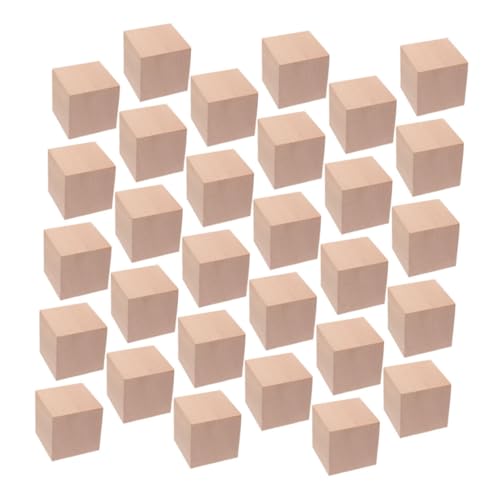 FRCOLOR 30 Stück Kleine Holzbausteine für Unvollendete Würfelblöcke Edukatives aus Naturbelassenem Holz für Kreative Bauprojekte und Montessori Lernspiele FRCOLOR 30 Stück Kleine Holzbausteine für Unvollendete Würfelblöcke Edukatives aus Naturbelassenem Holz für Kreative Bauprojekte und Montessori Lernspiele von FRCOLOR