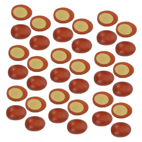 FRCOLOR 30 Stück Miniatur Halbe Eierteile Realistische Mini Gefälschte Eier Küchen Dekorationen Für Puppenhaus Lernspielzeug FRCOLOR 30 Stück Miniatur Halbe Eierteile Realistische Mini Gefälschte Eier Küchen Dekorationen Für Puppenhaus Lernspielzeug von FRCOLOR