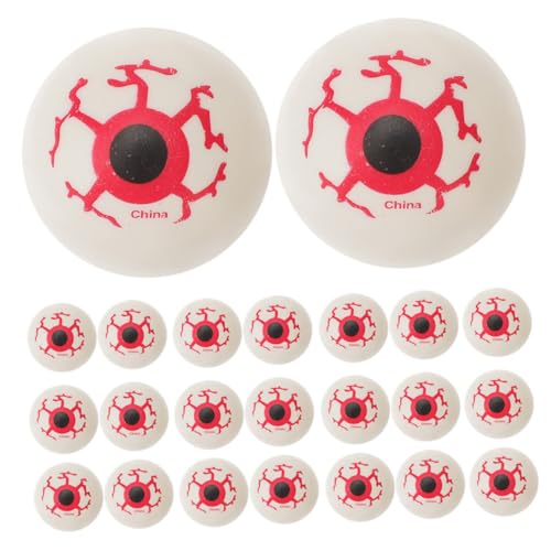 FRCOLOR 30 Stück Realistische Kunststoff Halloween Augen Elastische Detailgetreue Fake Eyeballs für Party Deko DIY Basteln Horror Requisiten Vielseitig Einsetzbar von FRCOLOR