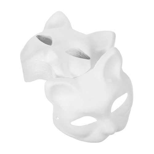 FRCOLOR 30 Stück Teiliges Diy Katzenmasken aus Papier mit Elastischem Band zum Bemalen und Gestalten Leichte Kostüm Maskerade für Kunstunterricht Fasching und Halloween Party FRCOLOR 30 Stück Teiliges Diy Katzenmasken aus Papier mit Elastischem Band zum Bemalen und Gestalten Leichte Kostüm Maskerade für Kunstunterricht Fasching und Halloween Party von FRCOLOR
