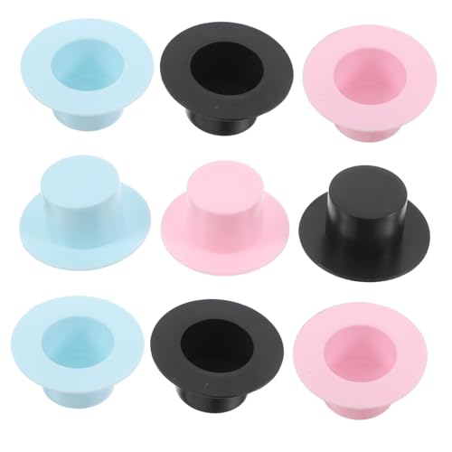 FRCOLOR 30 Stück Teiliges Mini Clown Hüte Bunte Mini aus Kunststoff Groß Langlebig und Wiederverwendbar für Weihnachtsdeko Party Bühnenauftritte von FRCOLOR