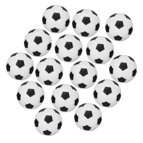 FRCOLOR 30 Stück Teiliges Mini Fußball aus Robustem Detailgetreue Miniatur Dekobälle für Spielplatz Sportdeko und DIY Landschaft Kompakt Langlebig als Dekoratives Modell und Sammlerstück von FRCOLOR