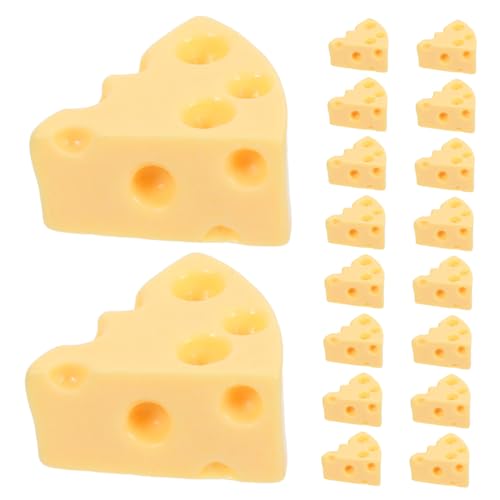 FRCOLOR 30 Stück Teiliges Mini Käsefiguren aus Robustem Resin Kleine Realistische Miniatur Käsemodelle Detailreiche Puppenhaus Dekorationen für DIY Handwerk und Mini Food Ornamente FRCOLOR 30 Stück Teiliges Mini Käsefiguren aus Robustem Resin Kleine Realistische Miniatur Käsemodelle Detailreiche Puppenhaus Dekorationen für DIY Handwerk und Mini Food Ornamente von FRCOLOR