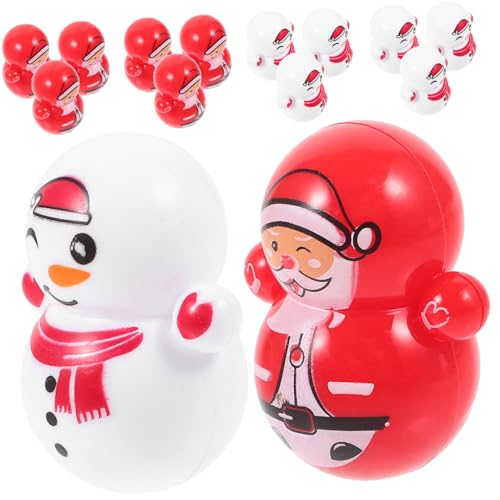 FRCOLOR 30 Stück Teiliges Mini Wackelfiguren Weihnachtsmann Schneemann Bunte Tischdekoration und Partygeschenke Kinderfreundliche Wackelspielzeuge für Weihnachtsdeko und Geschenkideen FRCOLOR 30 Stück Teiliges Mini Wackelfiguren Weihnachtsmann Schneemann Bunte Tischdekoration und Partygeschenke Kinderfreundliche Wackelspielzeuge für Weihnachtsdeko und Geschenkideen von FRCOLOR
