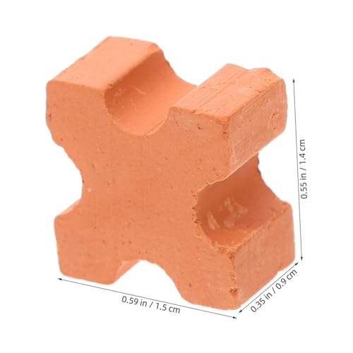 FRCOLOR 30 Stück Teiliges Mini Ziegelset für DIY Puppenhaus Realistische Mauersteine Detailgetreue Bausteine für Modellbau und Kreative Wiederverwendbar und Handgemacht von FRCOLOR