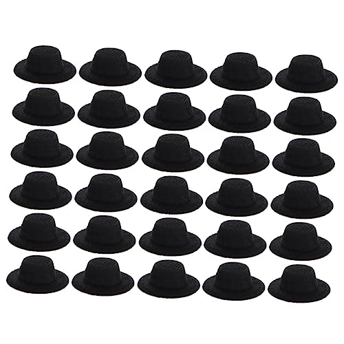 FRCOLOR 30 Stück Teiliges Miniatur Hüte Multifunktionale Winzige Puppenhüte Leichte DIY Dekoration Handgefertigte Accessoires für Puppen Kreative Bastelideen von FRCOLOR