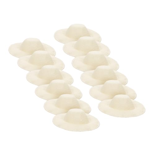FRCOLOR 30 Stück Teiliges Miniatur Strohhüte in Naturfarbe Handgewebte Mini Hüte für DIY Bastelprojekte Puppenhäuser Haaraccessoires und Dekorative Miniaturhaushalte Vielseitig und FRCOLOR 30 Stück Teiliges Miniatur Strohhüte in Naturfarbe Handgewebte Mini Hüte für DIY Bastelprojekte Puppenhäuser Haaraccessoires und Dekorative Miniaturhaushalte Vielseitig und von FRCOLOR