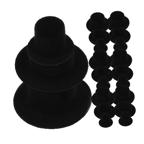FRCOLOR 30stücke Mini Basteln Schwarze Kleiner Hut Festivalhut Partyzubehör DIY-weihnachtspuppenhut Dekorativer Puppenhut Kleine Hüte Mini-zylinderhüte Für Puppen Schneemänner Und FRCOLOR 30stücke Mini Basteln Schwarze Kleiner Hut Festivalhut Partyzubehör DIY-weihnachtspuppenhut Dekorativer Puppenhut Kleine Hüte Mini-zylinderhüte Für Puppen Schneemänner Und von FRCOLOR