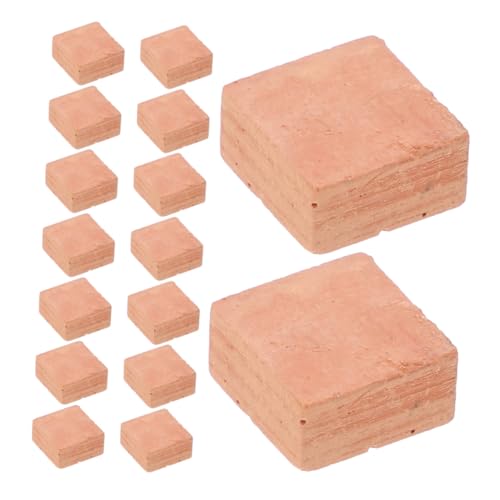 FRCOLOR 30 Stück Teiliges Miniatur Ziegelset DIY Bausteine für Puppenhäuser Mikrolandschaften Kreatives Robuste Realistische Kleine Steine für Kreative Modellbauprojekte von FRCOLOR