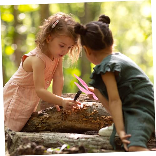 FRCOLOR 30 Stück Teiliges Pinzetten aus Kunststoff Feinmotorisches Lernspielzeug für Outdoor Insektenfang Montessori Explorationswerkzeug Pädagogisch Geeignet für Mädchen Naturentdeckung von FRCOLOR