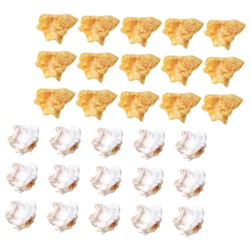 FRCOLOR 30 Stück Teiliges Popcorn Modell Realistische Miniatur Deko für DIY Basteln Fotorequisiten und Restaurantdekoration Weiß und Gelb Gemischt für Party und Festveranstaltungen FRCOLOR 30 Stück Teiliges Popcorn Modell Realistische Miniatur Deko für DIY Basteln Fotorequisiten und Restaurantdekoration Weiß und Gelb Gemischt für Party und Festveranstaltungen von FRCOLOR