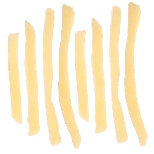 FRCOLOR 30 Stück Teiliges Realistische Pommes Frites Modellspielzeug aus PVC Lebensnahe Künstliche Pommes für Spielküche Partydeko Fotografie Requisiten und Küchendekoration von FRCOLOR