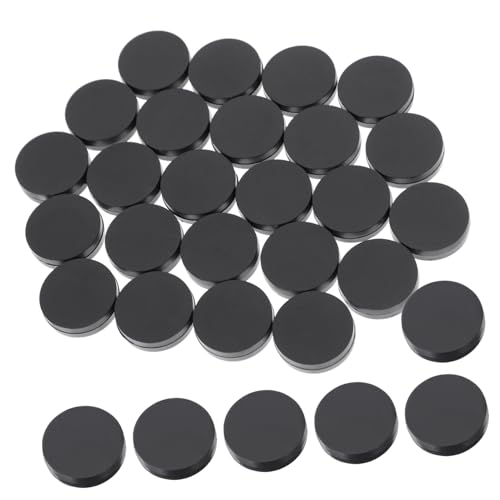 FRCOLOR 30 Stück Teiliges Schwarzes Ersatzspielsteine Kunststoff Rund Poliert Langlebig für Brettspiele und Schachspiel Zubehör Lernspielzeug FRCOLOR 30 Stück Teiliges Schwarzes Ersatzspielsteine Kunststoff Rund Poliert Langlebig für Brettspiele und Schachspiel Zubehör Lernspielzeug von FRCOLOR