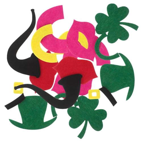 FRCOLOR 30 Stück Teiliges Set Selbstklebende Filzsticker mit Irischen Motiven Langlebig Verblassend für DIY Basteln Partydekoration und Wandverzierung zum Patricks Day FRCOLOR 30 Stück Teiliges Set Selbstklebende Filzsticker mit Irischen Motiven Langlebig Verblassend für DIY Basteln Partydekoration und Wandverzierung zum Patricks Day von FRCOLOR