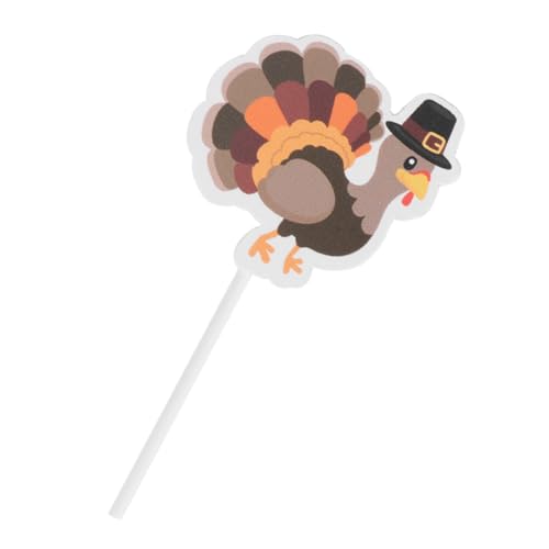 FRCOLOR 30 Stück Teiliges Thanksgiving Party Cupcake Deko DIY Truthahn Cake Picks aus Sicherem Material Bunte Tortendeko für Kuchen Käse und Festliche Anlässe FRCOLOR 30 Stück Teiliges Thanksgiving Party Cupcake Deko DIY Truthahn Cake Picks aus Sicherem Material Bunte Tortendeko für Kuchen Käse und Festliche Anlässe von FRCOLOR