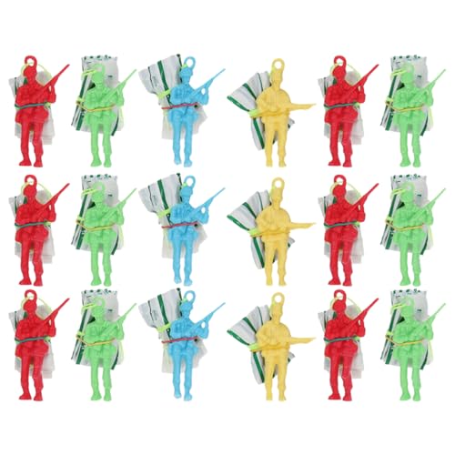 FRCOLOR 30 Stücke Kleiner Soldaten Fallschirmspielzeug für Kinder Handwurf Flugspielzeug für Draußen Hochleistungs Fallschirmspielzeug FRCOLOR 30 Stücke Kleiner Soldaten Fallschirmspielzeug für Kinder Handwurf Flugspielzeug für Draußen Hochleistungs Fallschirmspielzeug von FRCOLOR