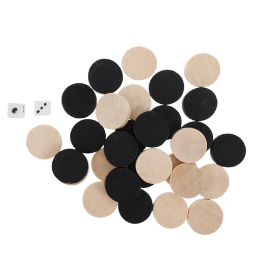 FRCOLOR 30Stücke Holz Schachfiguren Hochwertige Brettspielstücke für und Dame für Erwachsene Robust und Transportabel FRCOLOR 30Stücke Holz Schachfiguren Hochwertige Brettspielstücke für und Dame für Erwachsene Robust und Transportabel von FRCOLOR