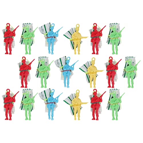 FRCOLOR 30 Stücke Kleiner Soldaten Fallschirm Spielzeug für Kinder Handwurf Fliegendes Spielzeug für Jungen und Mädchen Outdoor Aktivitäten FRCOLOR 30 Stücke Kleiner Soldaten Fallschirm Spielzeug für Kinder Handwurf Fliegendes Spielzeug für Jungen und Mädchen Outdoor Aktivitäten von FRCOLOR