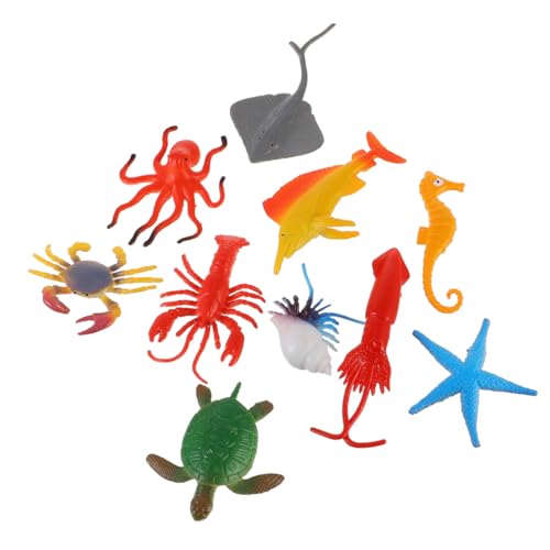 FRCOLOR 32 Stück Teiliges Realistisches Meerestiere aus Umweltfreundlichem Detailgetreue Miniatur Sea Animal Modelle für Aquarium Deko und Lernspielzeug FRCOLOR 32 Stück Teiliges Realistisches Meerestiere aus Umweltfreundlichem Detailgetreue Miniatur Sea Animal Modelle für Aquarium Deko und Lernspielzeug von FRCOLOR