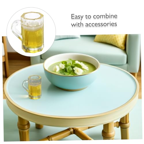 FRCOLOR 36 Stück Puppenhaus Miniatur Bierbecher für Puppenhaus Küche Esszimmer und Mikro Landschaft Dekoration als Fotorequisite von FRCOLOR