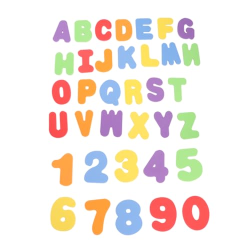 FRCOLOR 36 Stück Teiliges Badespielzeug aus Weichem Eva Bunte Zahlen und Buchstaben Haftend an Badewanne und Wand Pädagogisches Lernspielzeug für Spielerisches Zählen und Buchstabieren im FRCOLOR 36 Stück Teiliges Badespielzeug aus Weichem Eva Bunte Zahlen und Buchstaben Haftend an Badewanne und Wand Pädagogisches Lernspielzeug für Spielerisches Zählen und Buchstabieren im von FRCOLOR
