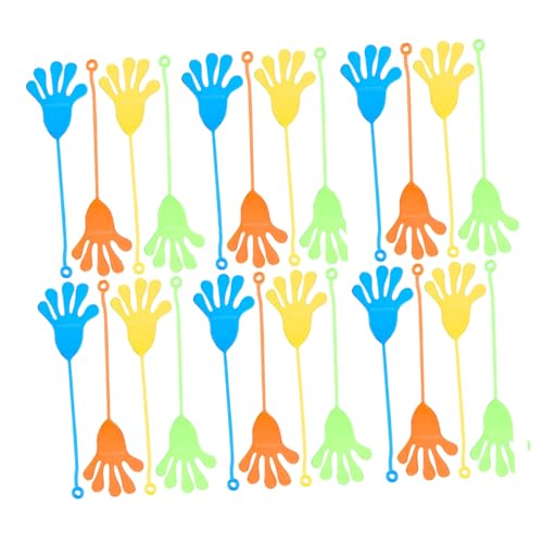 FRCOLOR 36 Stück Teiliges Elastisches Klebehand Lustige Party Mitgebsel für Bunte Klebrige Klatschhände als Klassenraum Belohnung und Kreatives Wandspielzeug FRCOLOR 36 Stück Teiliges Elastisches Klebehand Lustige Party Mitgebsel für Bunte Klebrige Klatschhände als Klassenraum Belohnung und Kreatives Wandspielzeug von FRCOLOR