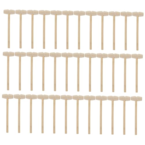 FRCOLOR 36 Stück Teiliges Holzhammer Natürlicher Holzhämmer Fördert Motorik Robust und Sicher für Jungen und Mädchen zum FRCOLOR 36 Stück Teiliges Holzhammer Natürlicher Holzhämmer Fördert Motorik Robust und Sicher für Jungen und Mädchen zum von FRCOLOR
