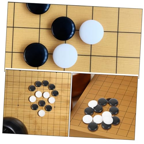 FRCOLOR 360 Stück Teiliges Go Spielstein aus Langlebigem Melamin Kleine Beidseitig Gewölbte Schachsteine in Schwarz und Weiß Glatte Oberfläche Zubehör für Go Spiele Familien und Lernzwecke FRCOLOR 360 Stück Teiliges Go Spielstein aus Langlebigem Melamin Kleine Beidseitig Gewölbte Schachsteine in Schwarz und Weiß Glatte Oberfläche Zubehör für Go Spiele Familien und Lernzwecke von FRCOLOR
