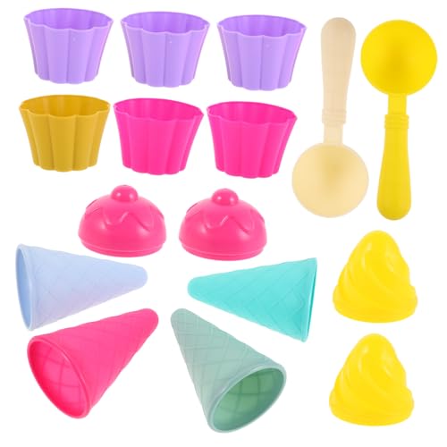 FRCOLOR 3Er-Set Teiliges Sandspielzeug Eiscreme Sandformen Eistüten Scoop für Outdoor Strandspielzeug Kreatives Rollenspiel Fördert Fantasie und Eltern Junge Mädchen Bindung FRCOLOR 3Er-Set Teiliges Sandspielzeug Eiscreme Sandformen Eistüten Scoop für Outdoor Strandspielzeug Kreatives Rollenspiel Fördert Fantasie und Eltern Junge Mädchen Bindung von FRCOLOR