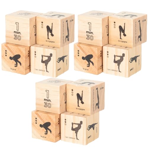 FRCOLOR 3Sätze Holz Würfelspielzeug für Übungen Lustige Übungswürfel für Zuhause Partys und Klassenzimmer Leicht und Tragbar für Familie FRCOLOR 3Sätze Holz Würfelspielzeug für Übungen Lustige Übungswürfel für Zuhause Partys und Klassenzimmer Leicht und Tragbar für Familie von FRCOLOR