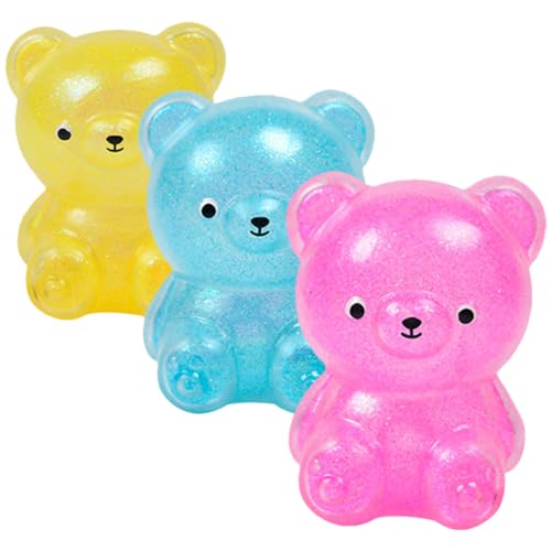 FRCOLOR 3Stücke Bären Squeeze Spielzeuge Dehnbare Stress für Erwachsene Vielseitig Einsetzbar bei Geburtstagsfeiern Stressbewältigung Farbenfrohes Design FRCOLOR 3Stücke Bären Squeeze Spielzeuge Dehnbare Stress für Erwachsene Vielseitig Einsetzbar bei Geburtstagsfeiern Stressbewältigung Farbenfrohes Design von FRCOLOR