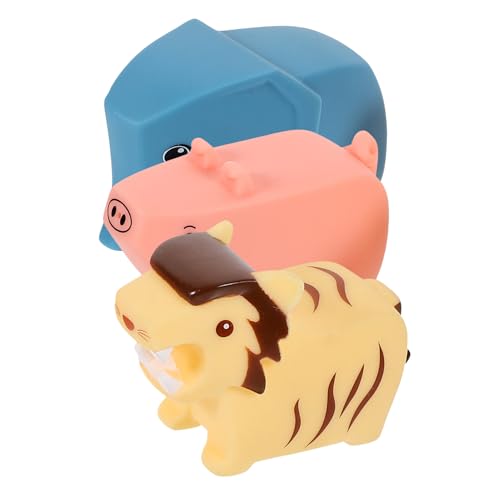 FRCOLOR 3Stücke Cartoon Tier Badespielzeug für Kleinkinder Spritzendes Duschspielzeug für Babybadewanne Lustiges Wasserspielzeug für Jungen und Mädchen für Drinnen und Draußen FRCOLOR 3Stücke Cartoon Tier Badespielzeug für Kleinkinder Spritzendes Duschspielzeug für Babybadewanne Lustiges Wasserspielzeug für Jungen und Mädchen für Drinnen und Draußen von FRCOLOR
