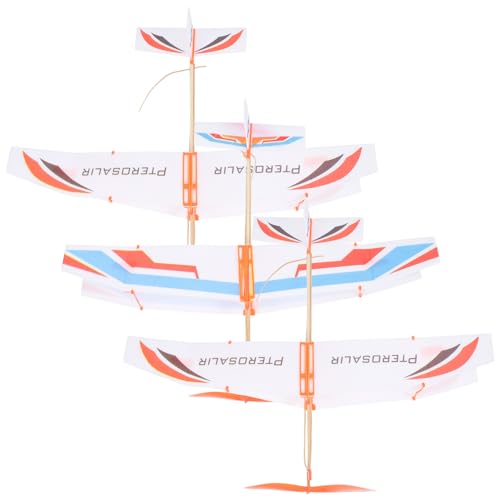 FRCOLOR 3Stücke Gummibandflugzeuge Lustige Flugzeugmodelle für Lernspielzeug Kreativität und für Wettbewerbe und Familienaktivitäten FRCOLOR 3Stücke Gummibandflugzeuge Lustige Flugzeugmodelle für Lernspielzeug Kreativität und für Wettbewerbe und Familienaktivitäten von FRCOLOR