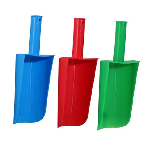 FRCOLOR 3Stücke Sandschaufeln für Farbenfrohes für Sommer Strand und Sandspielzeug Ergonomisch Gestaltet für Einfaches Greifen und Schaufeln Sicher und Langlebig von FRCOLOR