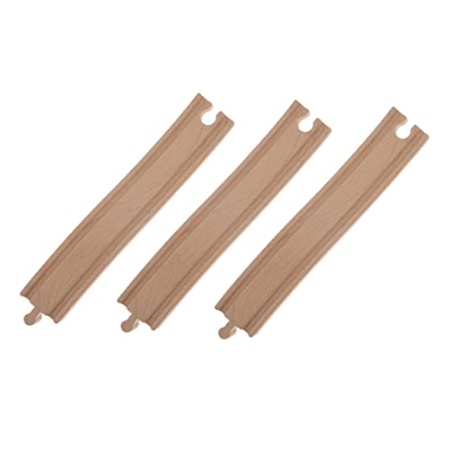 FRCOLOR 3Stücke Teiliges Holzschienen Zubehör für Eisenbahn Gebogene Gleise für Kreative Spur Szenen Einfach zu Montieren Lernspielzeug für Fördert Fantasie und Spielspaß FRCOLOR 3Stücke Teiliges Holzschienen Zubehör für Eisenbahn Gebogene Gleise für Kreative Spur Szenen Einfach zu Montieren Lernspielzeug für Fördert Fantasie und Spielspaß von FRCOLOR