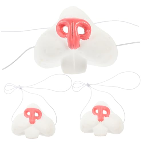 FRCOLOR 3Stücke für Osterkostüme Realistische Tierkostüm Requisiten für Karneval Fasching und Osterfeiern Waschbar und Wiederverwendbar Elastisches Band für Sicheren Halt von FRCOLOR